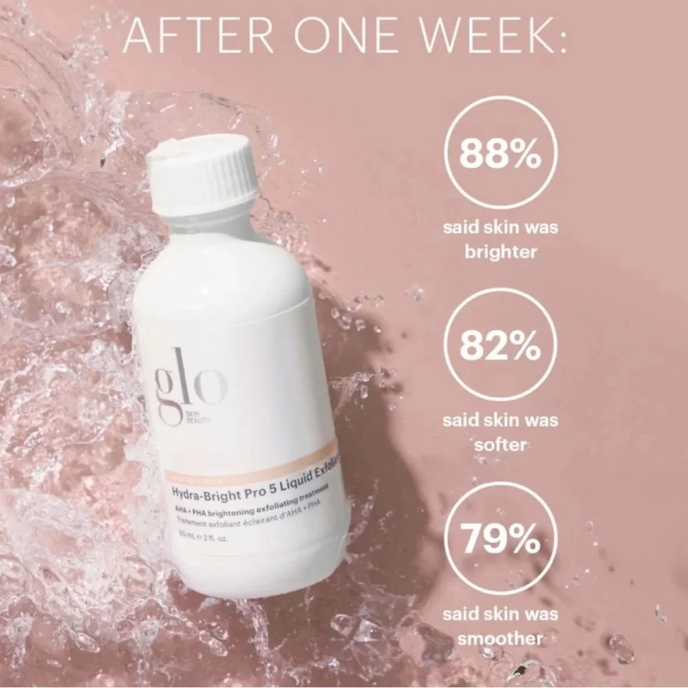 🤍New Glo Skin Beauty Hydra-Bright Pro 5 Liquid Exfoliant🤍 - Picture 2 of 6